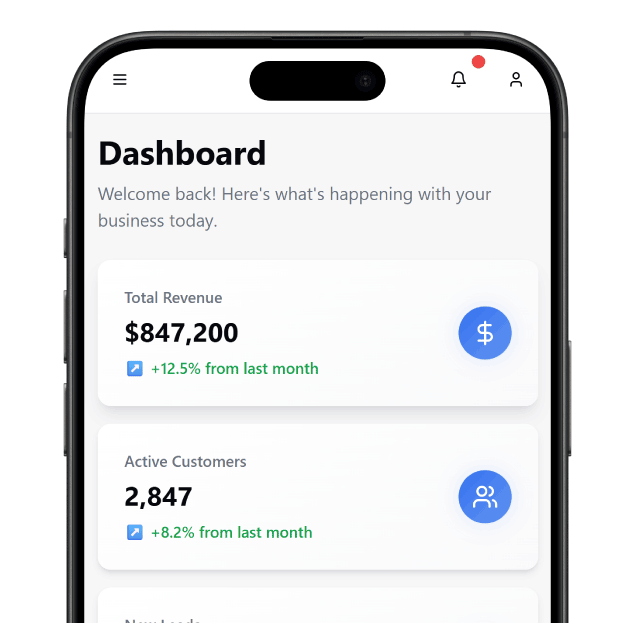 Mobile Dashboard | DrapCode