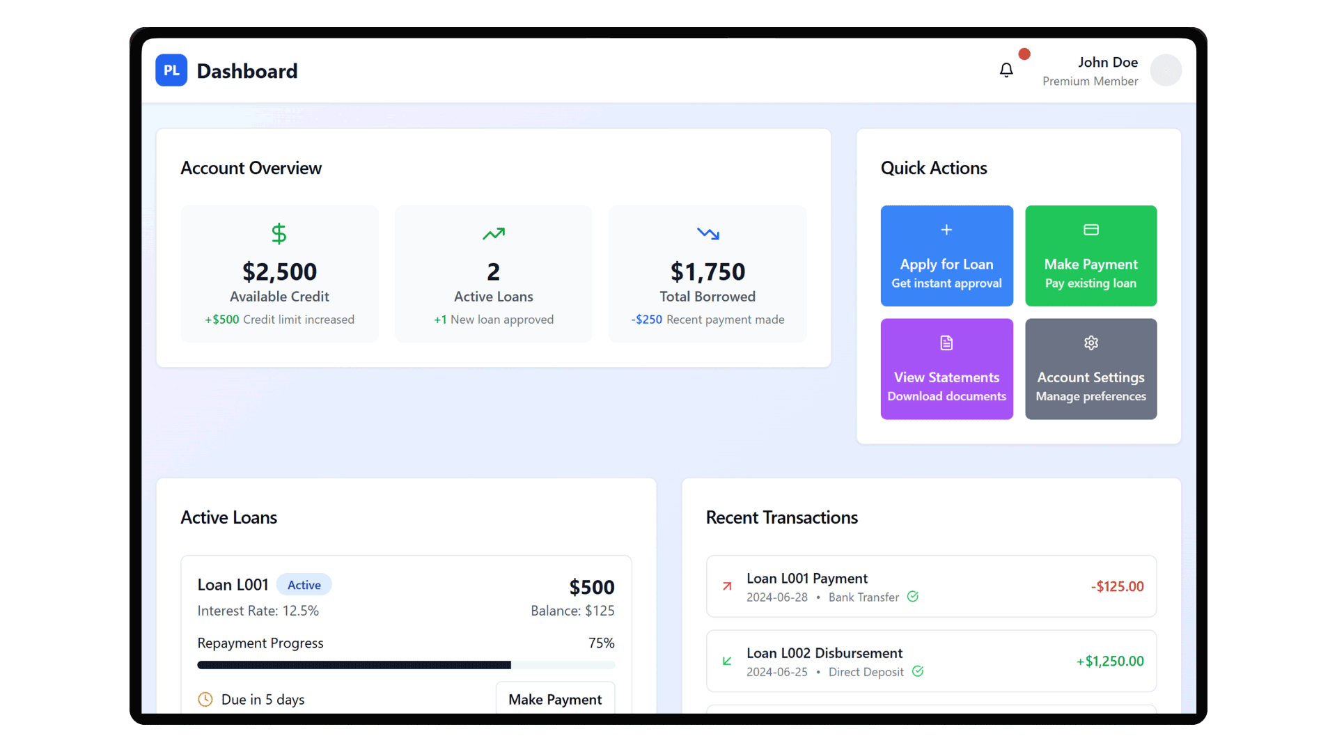 Mobile Dashboard | DrapCode